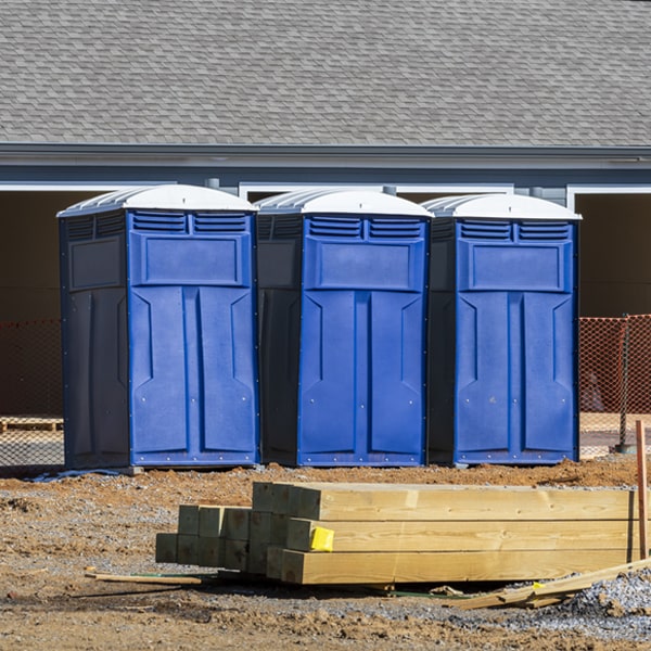 how can i report damages or issues with the porta potties during my rental period in Fort Deposit Alabama